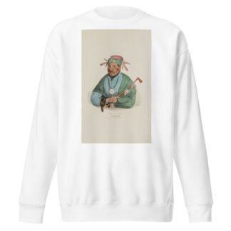 CHAT-O-MIS-SEE; Pottowattomie Chief by James Otto Lewis Sweatshirt
