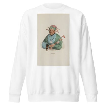 CHAT-O-MIS-SEE; Pottowattomie Chief by James Otto Lewis Sweatshirt
