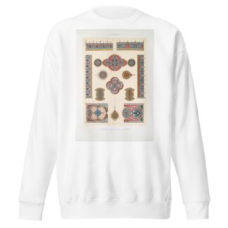Arabesques; fragments d’ornementation d’un Qoran du tombeau de soultan el-Ghoury by Émile Prisse d'Avennes Sweatshirt