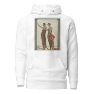 Vesper; Robes du soir, de Worth by George Barbier Hoodie