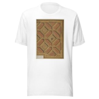 Design for Coffered Ceiling, Mme Païva’s Chateau at Neudeck by Jules-Edmond-Charles Lachaise T-Shirt