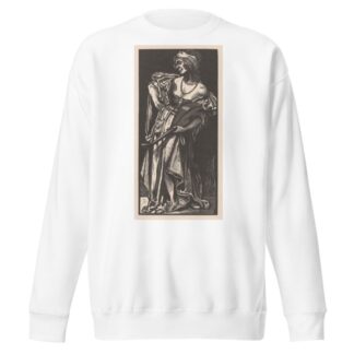 Vrouw met luit by Johannes Josephus Aarts Sweatshirt