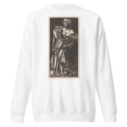 Vrouw met luit by Johannes Josephus Aarts Sweatshirt