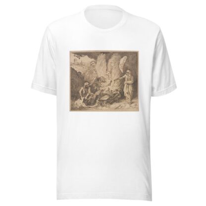 The Pit of Acheron, or the birth of the plagues of England by Thomas Rowlandson T-Shirt