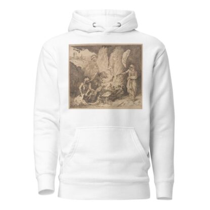 The Pit of Acheron, or the birth of the plagues of England by Thomas Rowlandson Hoodie