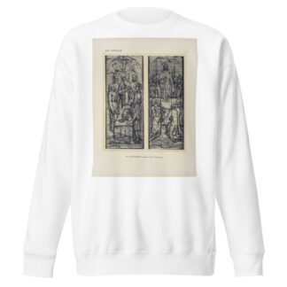 1, L’Agneau pascal ; 2, L’Eucharistie, cartons de vitraux exécutés à Domèvre-sur-Vezouse by Jacques Gruber Sweatshirt