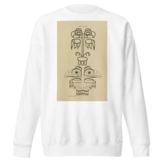 Haida Tattoo; double thunder-bird, double raven by Garrick Mallery Sweatshirt