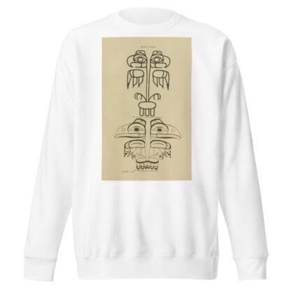 Haida Tattoo; double thunder-bird, double raven by Garrick Mallery Sweatshirt