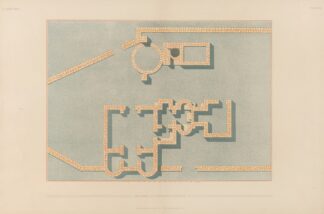 Ḳuṣejr ʻAmra; mit einer Karte von Arabia Petraea Pl.03 by Kaiserliche Akademie der Wissenschaften