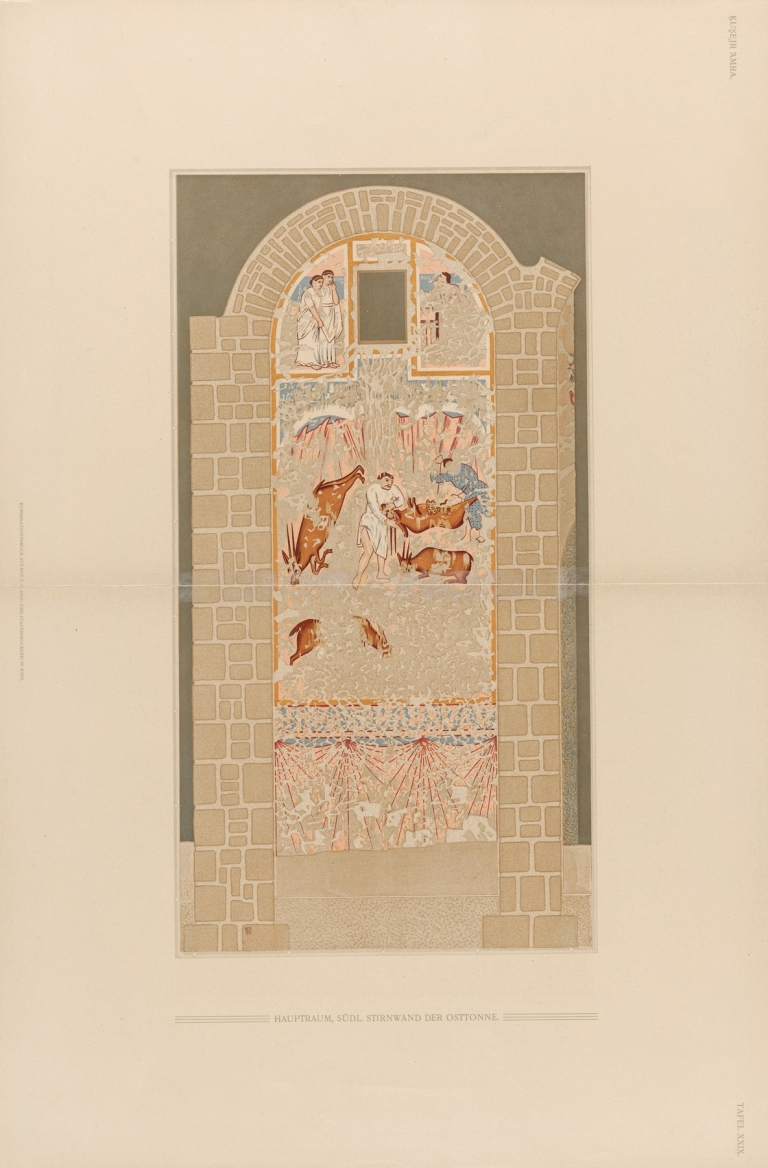 Ḳuṣejr ʻAmra; mit einer Karte von Arabia Petraea Pl.29 by Kaiserliche Akademie der Wissenschaften