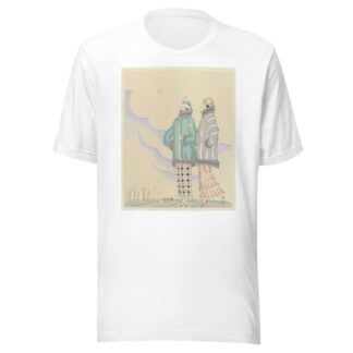 La promenade extra-muros ; Jaquettes en fourrure, de Max – A. Leroy by Charles Martin T-Shirt
