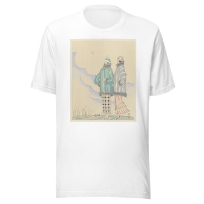 La promenade extra-muros ; Jaquettes en fourrure, de Max – A. Leroy by Charles Martin T-Shirt