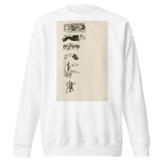 Titus Andronicus; Headings by Byam Shaw Sweatshirt