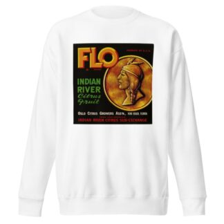 Flo Brand Citrus Label by Anonymous Sweatshirt