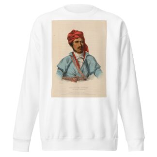 Timpoochee Barnard. An Uchee Warrior by Charles Bird King Sweatshirt