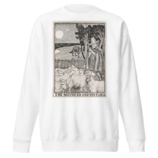 The Shepherd and his Flock by Percy J. Billinghurst Sweatshirt