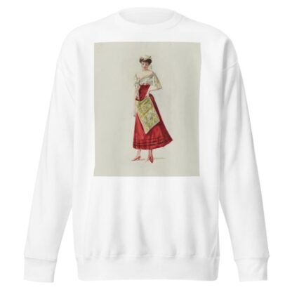 Dessin de costume by Cécile Kahn Sweatshirt