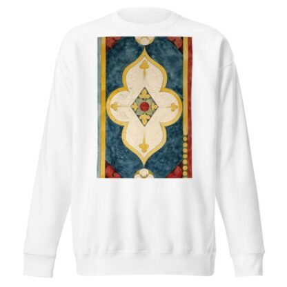 Relevé d’un panneau de vitrail à décor géométrique et végétal by Prosper Lafaye Sweatshirt