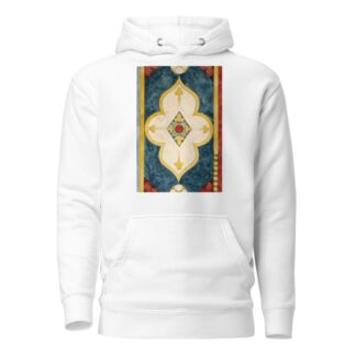 Relevé d’un panneau de vitrail à décor géométrique et végétal by Prosper Lafaye Hoodie
