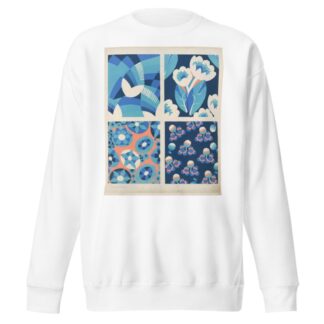 Four plant form compositions 3 by André Durenceau Sweatshirt