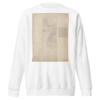 Design for Peacock Panel and a Tile by Herbert Crowley Sweatshirt