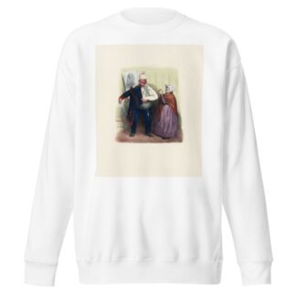 Mon petit Ange. Je n’veux pas que tu sois d’la mobile by Charles-Joseph Traviès de Villers Sweatshirt