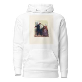 Mon petit Ange. Je n’veux pas que tu sois d’la mobile by Charles-Joseph Traviès de Villers Hoodie