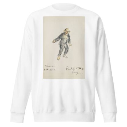 Pinocchio: Ape costume by Paul Cadorette Sweatshirt