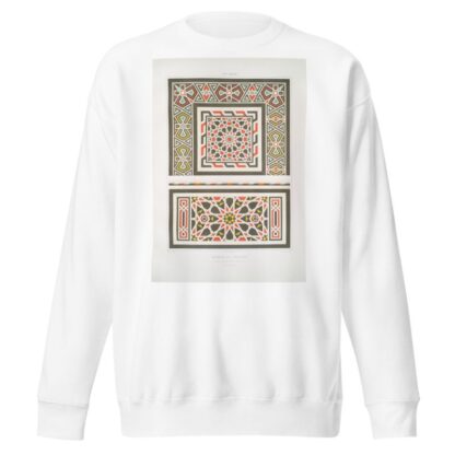 Mosquée d’El-Bordeyny; détails de mosaïques murales by Émile Prisse d'Avennes Sweatshirt