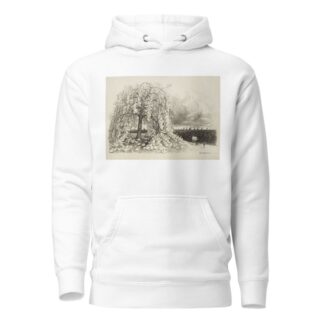 The plum tree. Who gets here first by William Henry Walker Hoodie