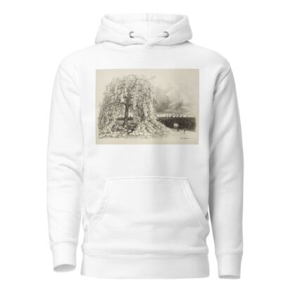 The plum tree. Who gets here first by William Henry Walker Hoodie