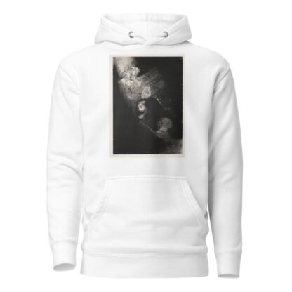 First a Pool of Water, Then a Prostitute, the Corner of a Temple, a Soldier’s Face, a Chariot with Two White, Rearing Horses by Odilon Redon Hoodie