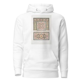Mosquée d’El-Bordeyny; détails de mosaïques murales by Émile Prisse d'Avennes Hoodie