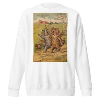 Cats from France by Louis Wain Sweatshirt