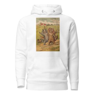 Cats from France by Louis Wain Hoodie
