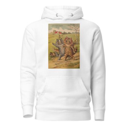 Cats from France by Louis Wain Hoodie