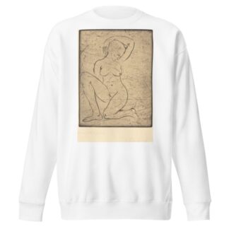 Kneeling, Small by Wilhelm Lehmbruck Sweatshirt