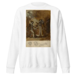 Stephano, Trinculo and Caliban with Prospero’s Magic Wardrobe by Robert Smirke Sweatshirt