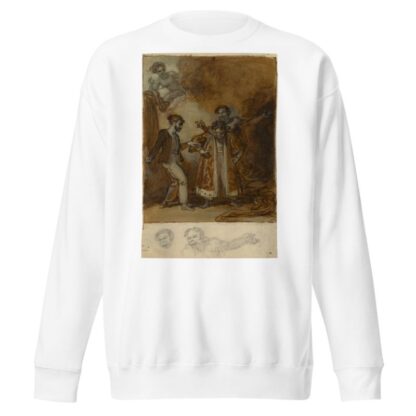 Stephano, Trinculo and Caliban with Prospero’s Magic Wardrobe by Robert Smirke Sweatshirt