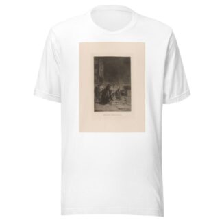 Intérieur d’église à Milan by Mosè Bianchi T-Shirt