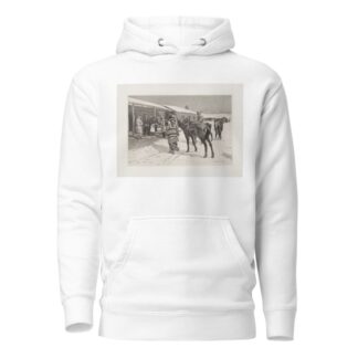 White man’s Big Sunday–Indian visitors on Thanksgiving Day by Frederic Remington Hoodie