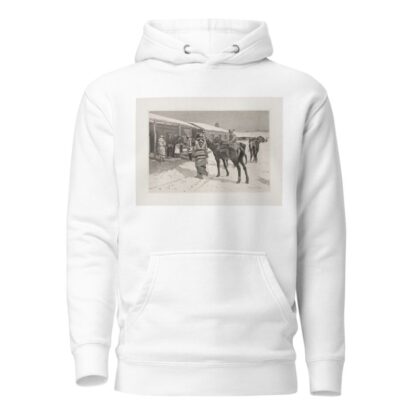 White man’s Big Sunday–Indian visitors on Thanksgiving Day by Frederic Remington Hoodie