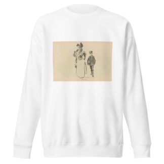 Her protector by Charles Dana Gibson Sweatshirt