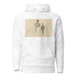 Her protector by Charles Dana Gibson Hoodie