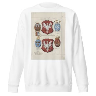 Herby Rzeczypospolitej Polskiej i W. X. Litewskiego. T. 1 Pl.015 by Boleslaw Starzyński Sweatshirt