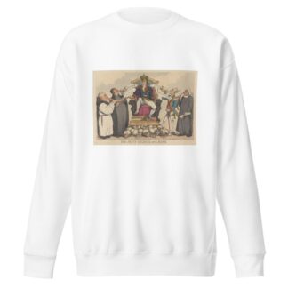 The Privy Council of a King by Thomas Rowlandson Sweatshirt