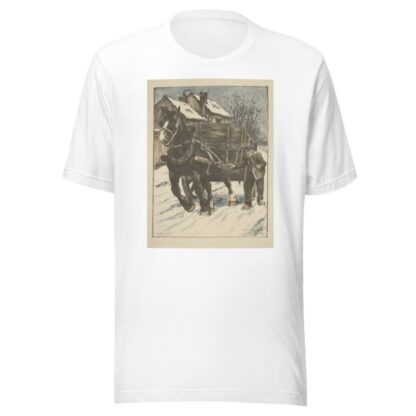 En hiver by Constant Eugène de Busschere T-Shirt