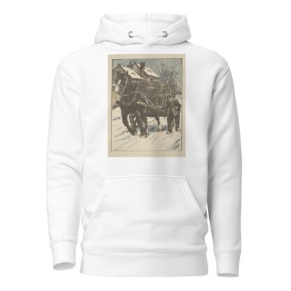 En hiver by Constant Eugène de Busschere Hoodie