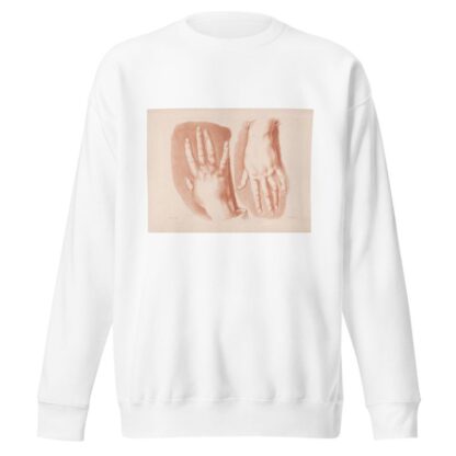 Two hands by Louis-François Roubiliac Sweatshirt
