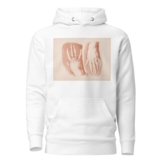 Two hands by Louis-François Roubiliac Hoodie
